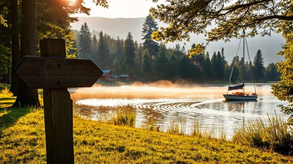 Découvrez les meilleurs campings près du lac Sanguinet